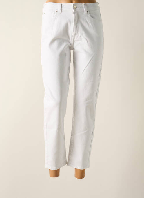 Jeans coupe droite blanc ONLY pour femme