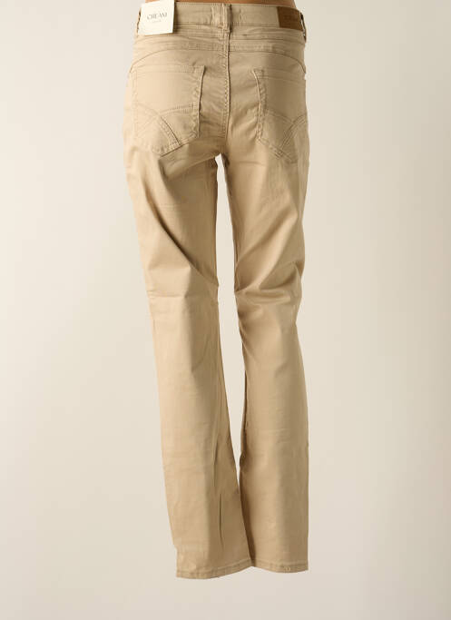 Pantalon slim beige CREAM pour femme