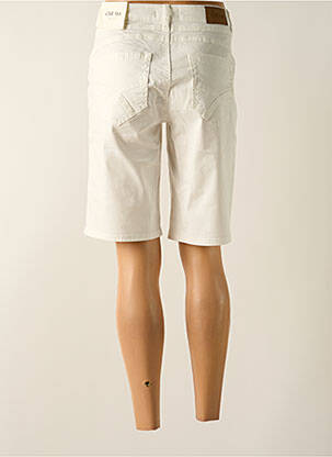 Bermuda coupe droite blanc CREAM femme