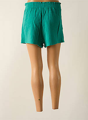 Short coupe droite vert GRACE & MILA femme