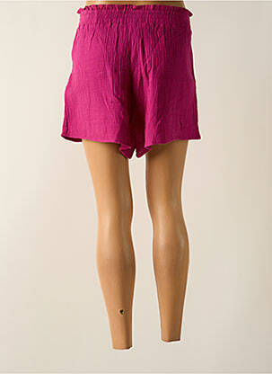 Short coupe droite violet GRACE & MILA femme
