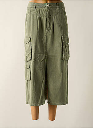 Pantacourt poches vert FREEMAN T.PORTER femme