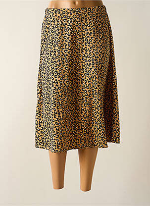 Jupe mi-longue coupe évasée beige VERO MODA femme