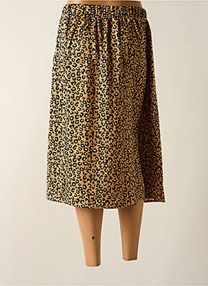 Jupe mi-longue coupe évasée beige VERO MODA femme