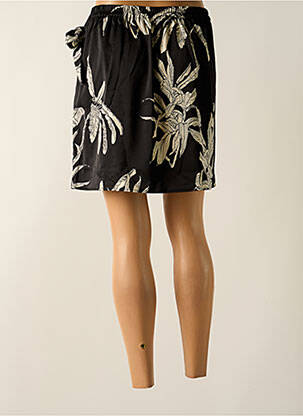 Jupe courte coupe droite noir AWARE femme