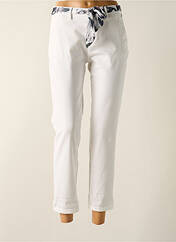 Pantalon 7/8 blanc FREEMAN T.PORTER pour femme seconde vue