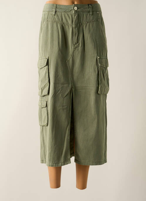 Pantacourt poches vert FREEMAN T.PORTER femme
