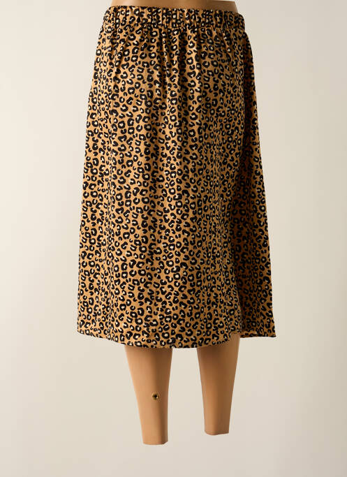 Jupe mi-longue beige VERO MODA pour femme