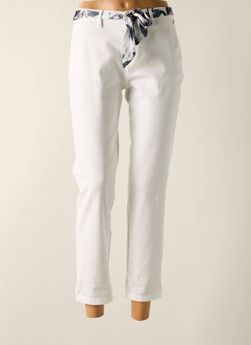 Pantalon 7/8 blanc FREEMAN T.PORTER pour femme