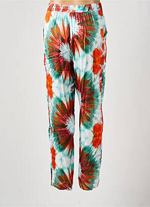Pantalon slim taille élastique taille normale orange LA PETITE FRANCAISE femme