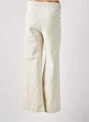 Pantalon flare beige MAISON HOTEL pour femme seconde vue