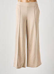 Pantalon large beige ICHI pour femme seconde vue