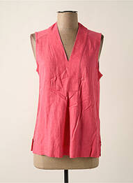 Top coupe cintrée sans manche rose WHITE STUFF femme