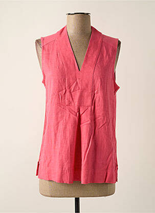 Top coupe cintrée sans manche rose WHITE STUFF femme