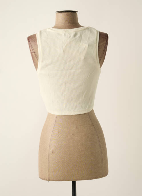 Débardeur coupe ajustée sans manche beige ONLY femme