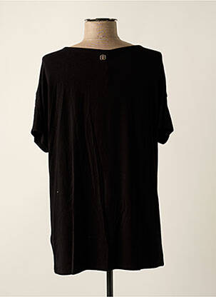 T-shirt coupe droite manches courtes noir FRACOMINA femme