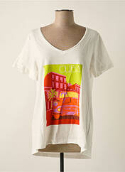 T-shirt blanc CREAM pour femme seconde vue