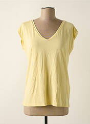 T-shirt jaune PIECES pour femme seconde vue