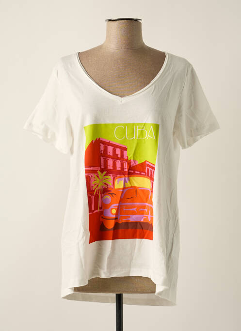 T-shirt blanc CREAM pour femme