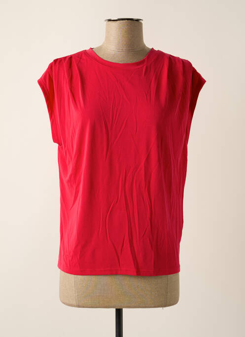 T-shirt rouge ICHI pour femme