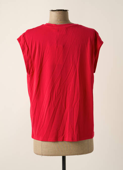 T-shirt rouge ICHI pour femme