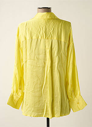 Chemisier coupe droite manches longues jaune LE SUN femme