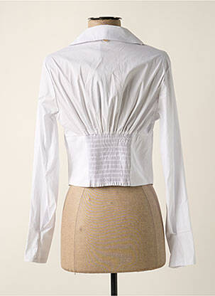 Chemisier coupe cintrée manches longues blanc RELISH femme
