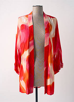 Veste kimono imprimé tie and dye orange VERO MODA femme