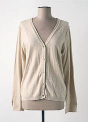 Gilet manches longues beige CREAM pour femme seconde vue