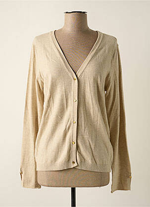 Gilet manches longues beige CREAM pour femme