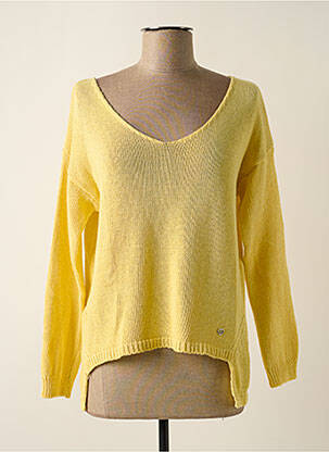 Pull jaune PLEASE pour femme