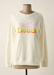 Sweat-shirt beige LA PETITE FRANCAISE pour femme seconde vue