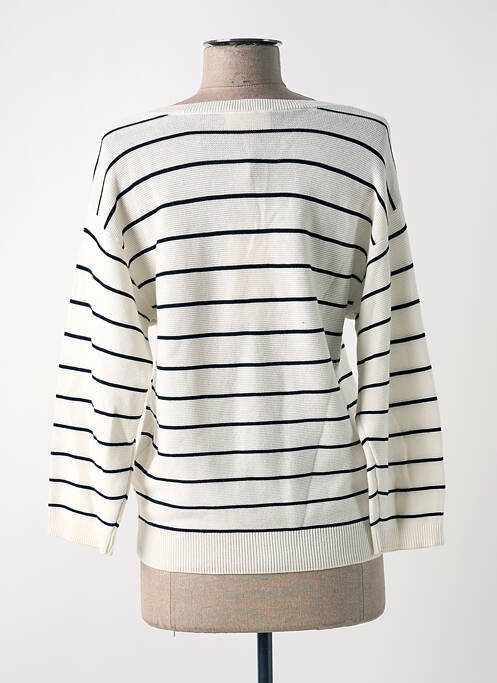 Gilet manches longues blanc CREAM pour femme