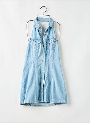Robe courte sans manche sans manche bleu LTB femme