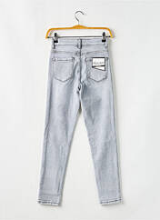 Jeans coupe slim gris HELLO MISS pour femme seconde vue