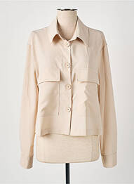 Veste casual coupe droite beige PLEASE femme