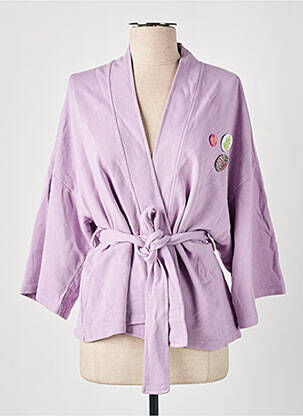 Veste casual poches violet ONE TEE femme