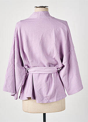 Veste casual poches violet ONE TEE femme