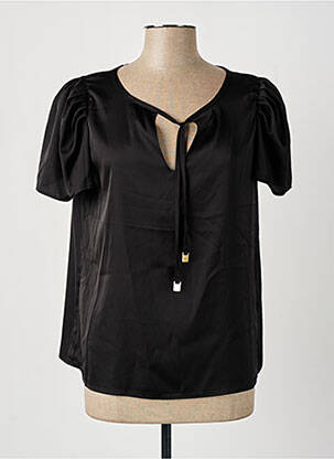 Top manches courtes manches courtes noir FRACOMINA femme