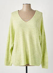 Pull jaune VERO MODA pour femme seconde vue