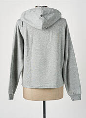 Sweat-shirt à capuche gris PIECES pour femme seconde vue