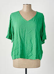 Top vert ICHI pour femme seconde vue