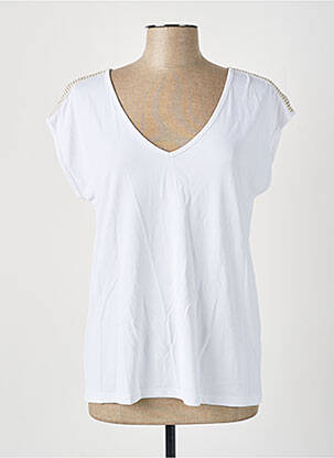 T-shirt blanc PIECES pour femme