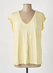 T-shirt jaune PIECES pour femme seconde vue