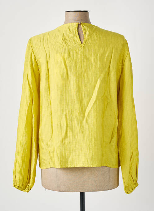 Blouse col rond manches longues jaune CREAM femme