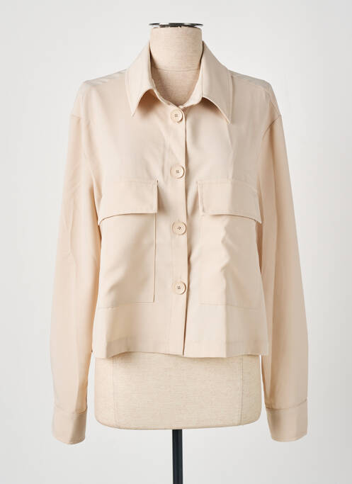 Veste casual beige PLEASE pour femme