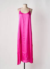 Robe longue rose LE SUN pour femme seconde vue