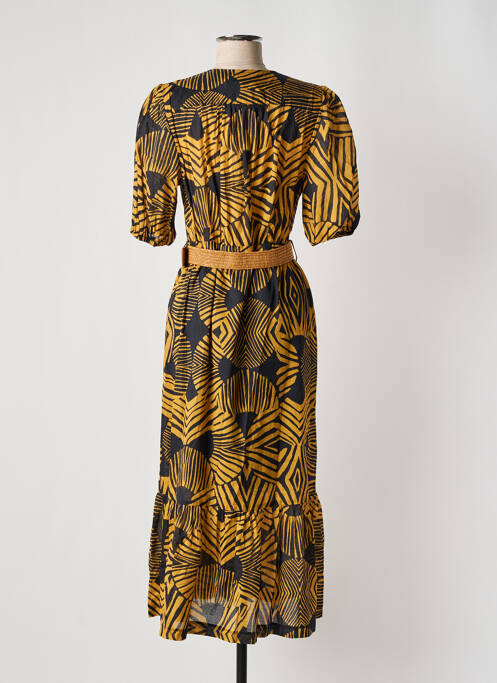 Robe longue jaune LA PETITE FRANCAISE pour femme