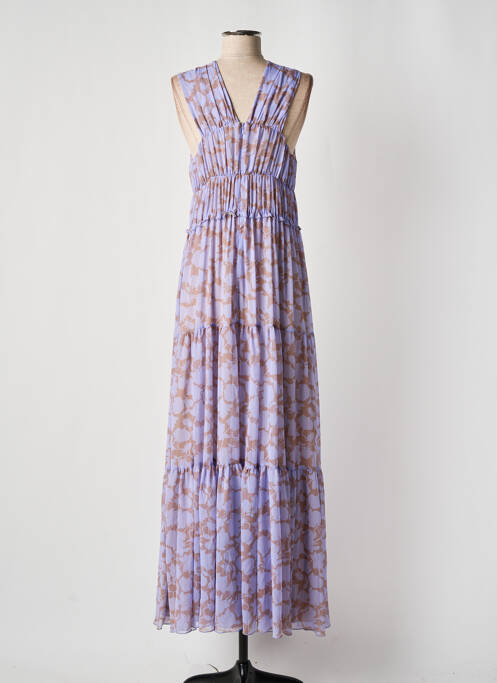 Robe longue violet RELISH pour femme