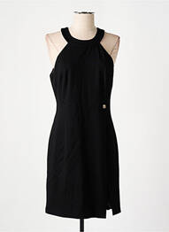 Robe mi-longue sans manche sans manche noir FRACOMINA femme